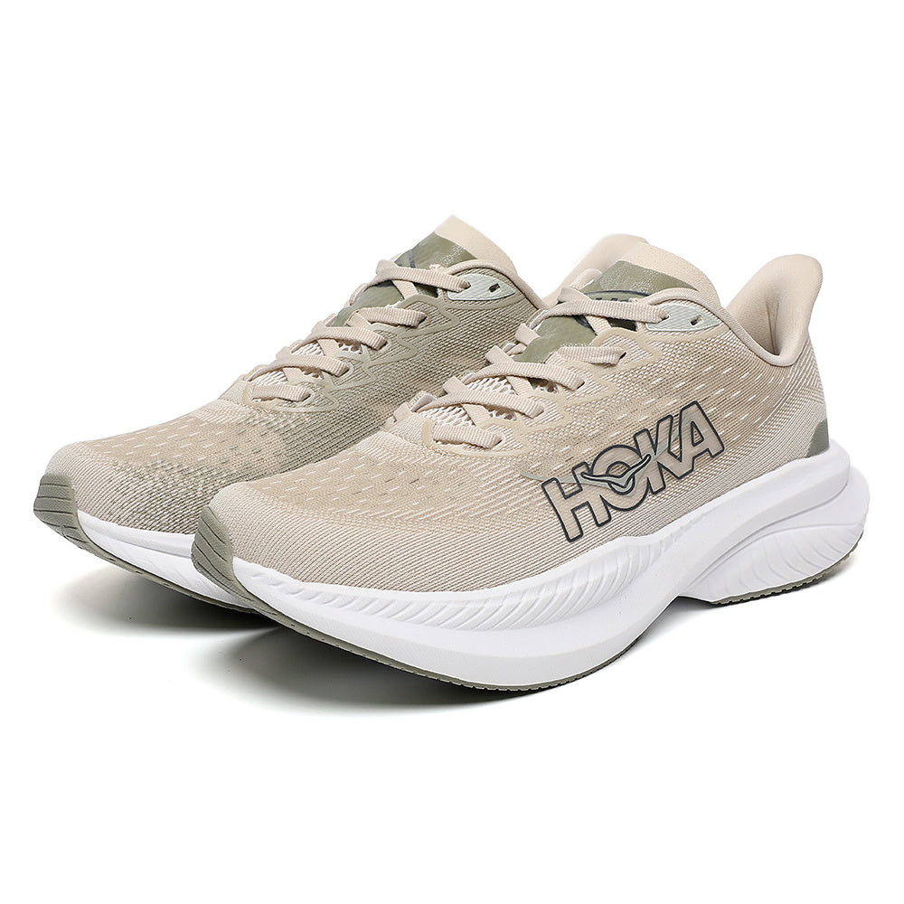 HOKA Sneakers – Beige & White