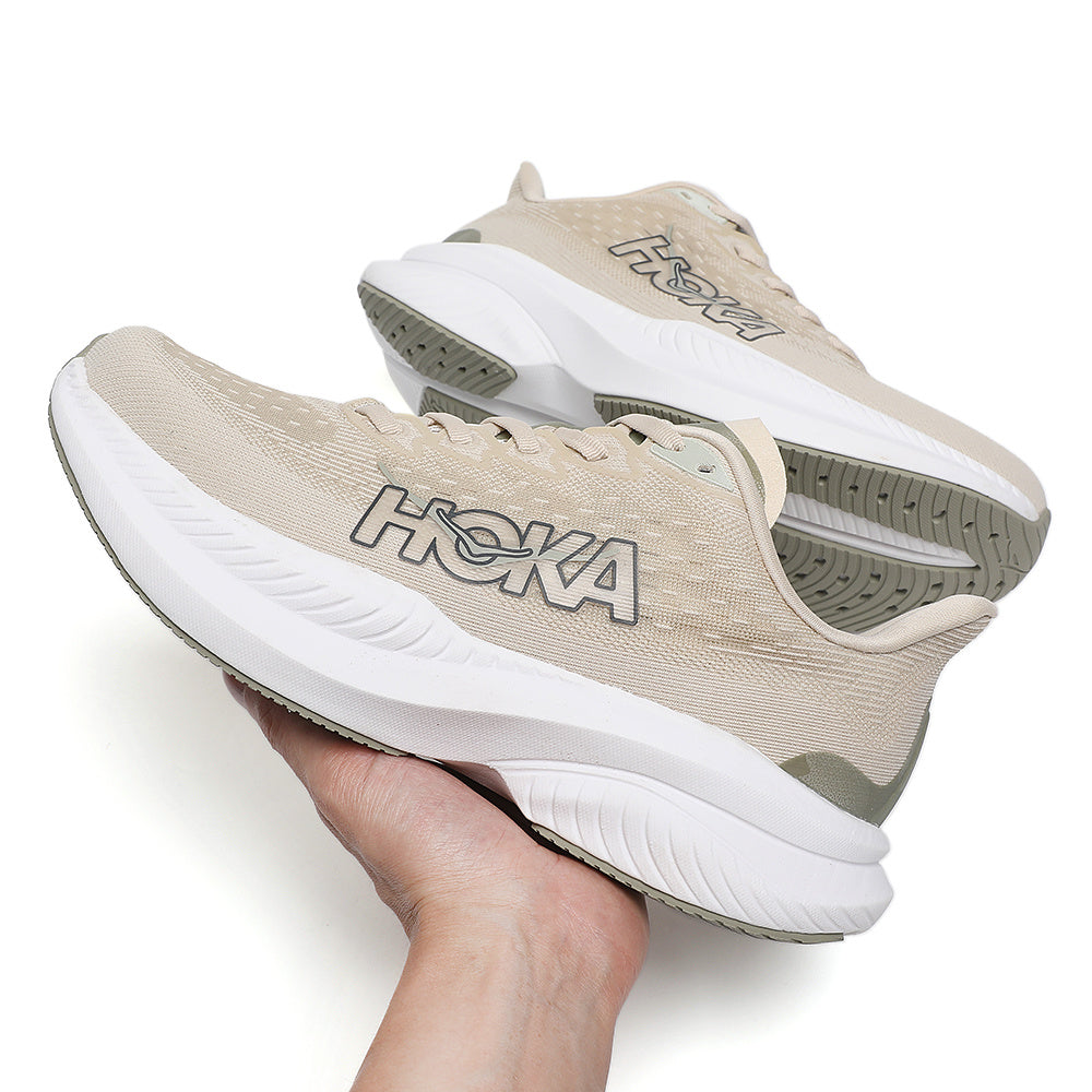 HOKA Sneakers – Beige & White